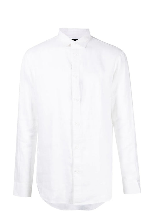 Armani Exchange Armani Exchange long-sleeve linen shirt 8nzc50