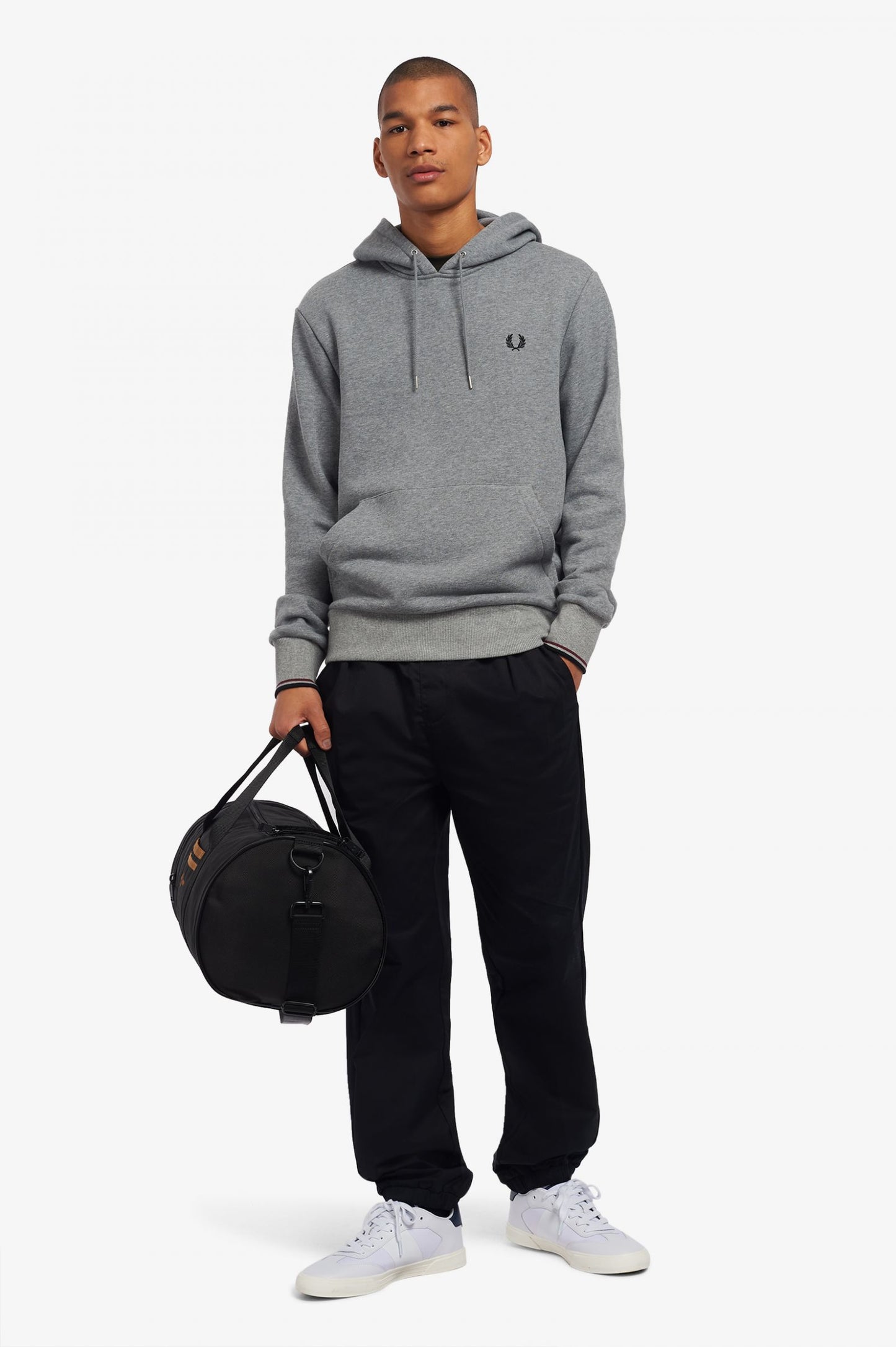 FRED PERRY Tipped Hooded Sweatshirt