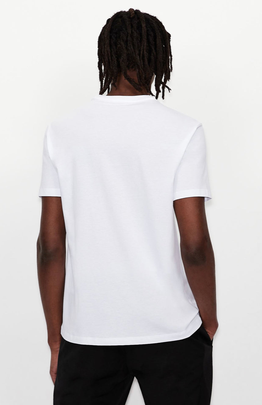 Armani Exchange T-shirt logga bröst 8NZT91