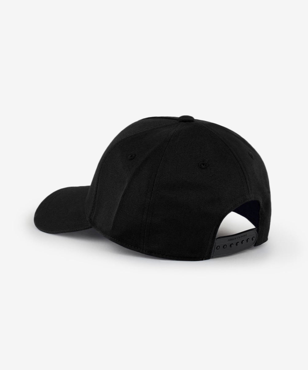 Armani Exchange Cotton hat with visor and micro-logo