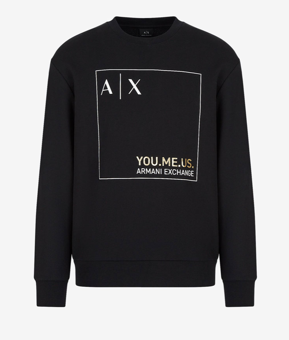 Armani Exchange sweatshirt black/gold 6lzmay