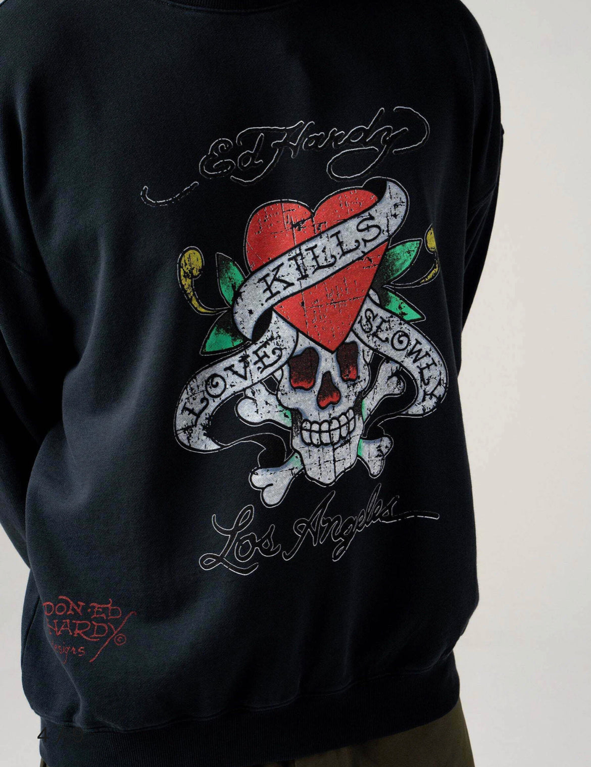 Ed Hardy LOVE KILLS SLOWLY SWEAT - Sweatshirt