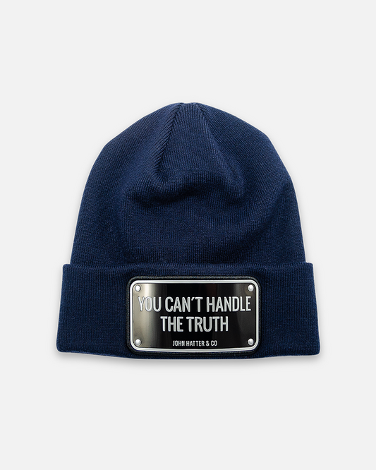 John Hatter You Can't Handle The Truth Navy Beanie